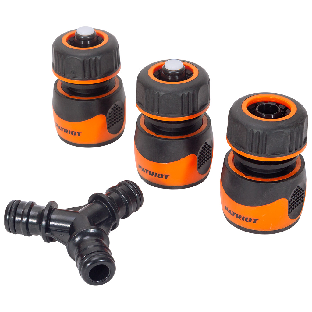 Набор поливочный Patriot SMP 12, тройник + 3 фитинга 1/2"