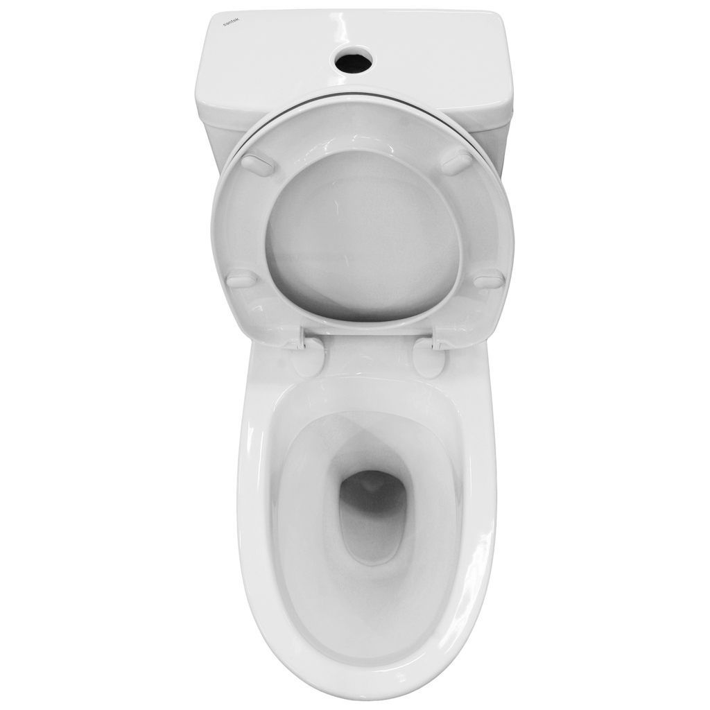 Унитаз-компакт Santek Лига, нижняя подводка, выпуск косой