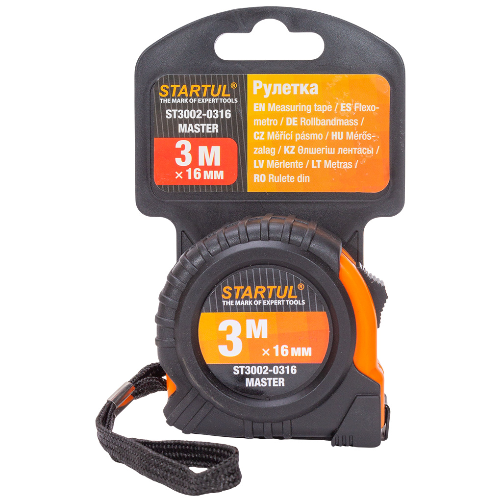 Рулетка Startul Master, 3м х16мм