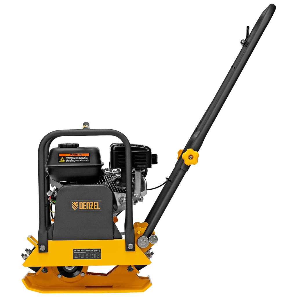 Виброплита бензиновая Denzel VC-12,12 kH, 45х35 см,196 см3