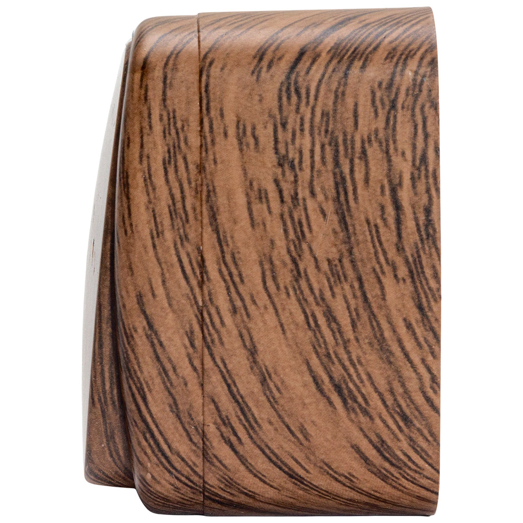 Выключатель открытой проводки EKF Минск, 1-клавишный, темное дерево