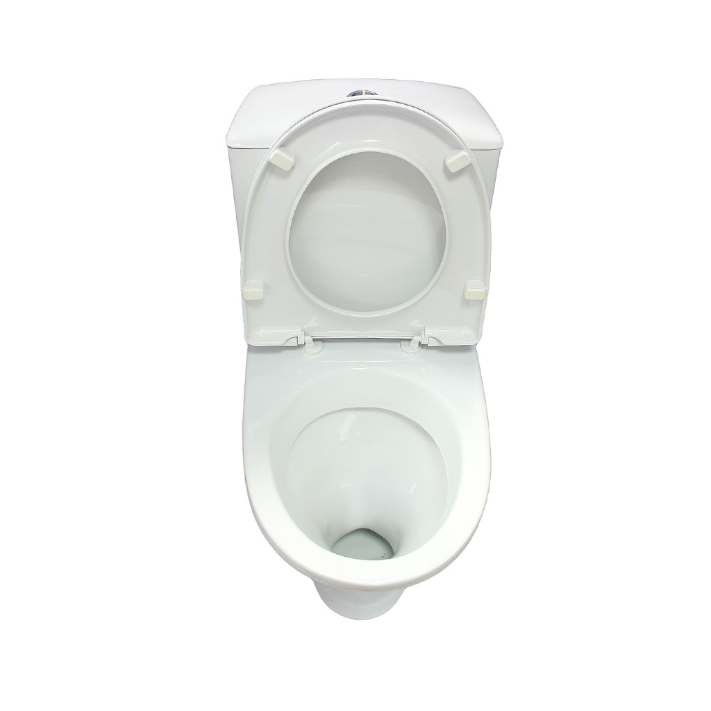 Унитаз-компакт Santeri Вест, нижняя подводка, выпуск косой