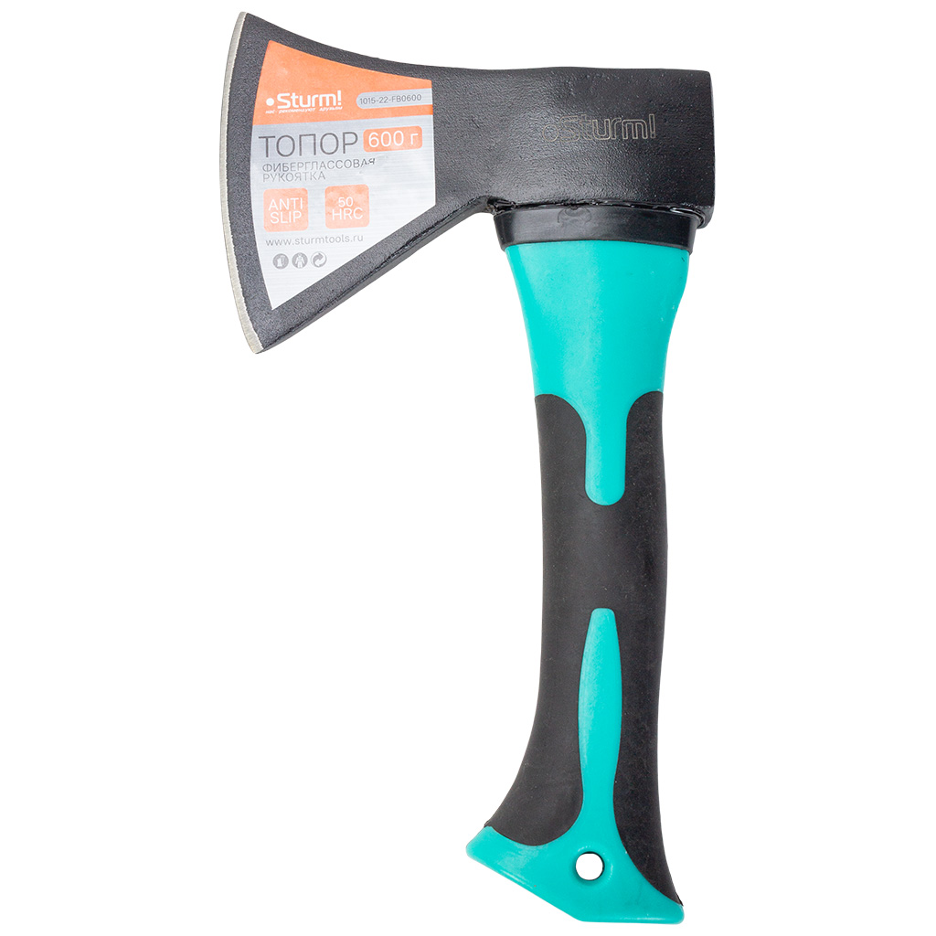Топор мини, Sturm!, кованый, 2-компонентная ручка, 0.6кг