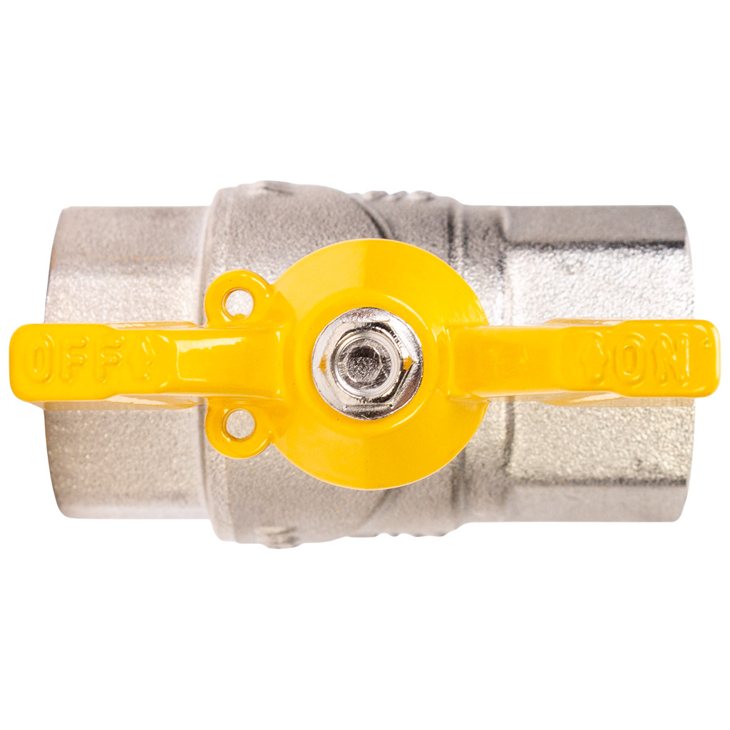 Кран газовый TIM, шаровый, 3/4'' г-г, бабочка