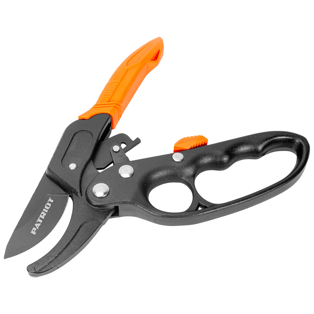 Секатор Patriot PBP 205R, с храповым механизмом, контактный, 205мм