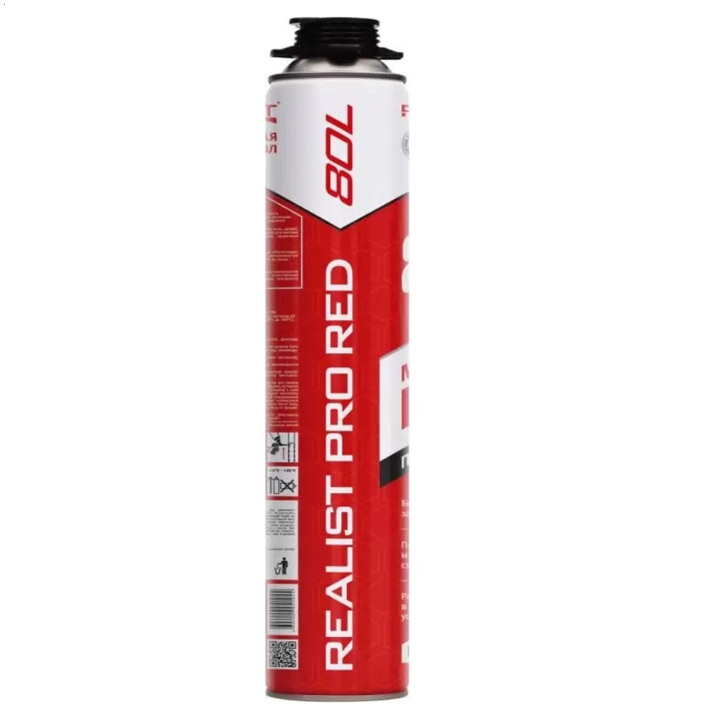 Пена монтажная профессиональная Realist Pro, летняя, 890мл