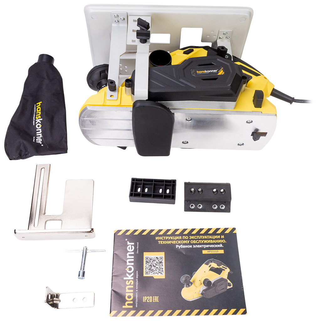 Рубанок электрический Hanskonner HP11113, 1300Вт