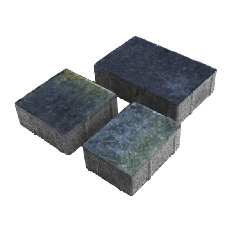 Плитка тротуарная прессованная "Европа", Зенит Черноземье, 3 формы, Глория колор-микс, 60мм, 13.36м2/уп.