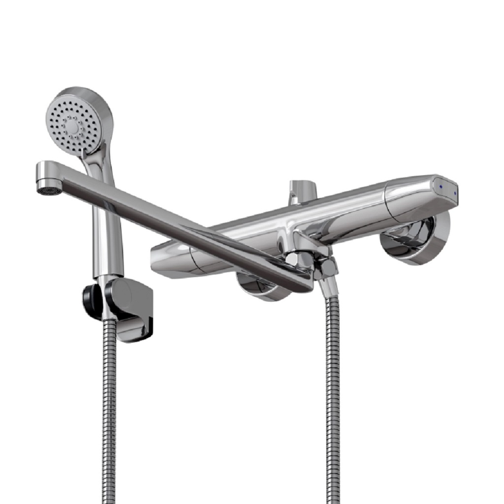 Смеситель Organic Mixline ML39-02, для ванны, хром