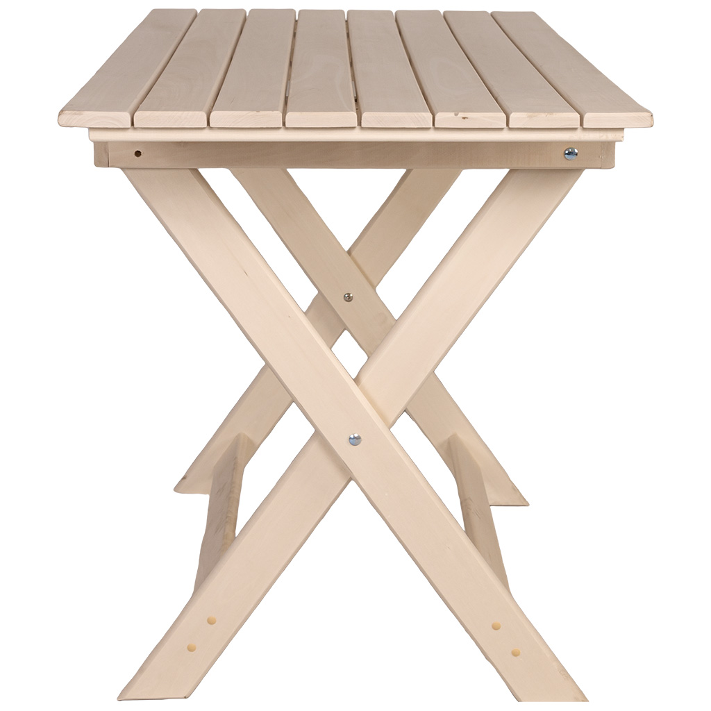 Стол раскладной, липа, 1200мм х 760мм х 600мм