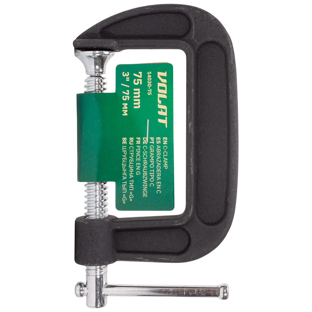 Струбцина Волат, G-образная, 75мм