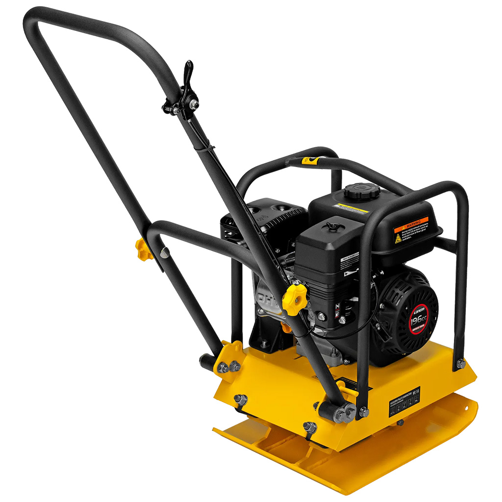 Виброплита бензиновая Denzel VC-12,12 kH, 45х35 см,196 см3