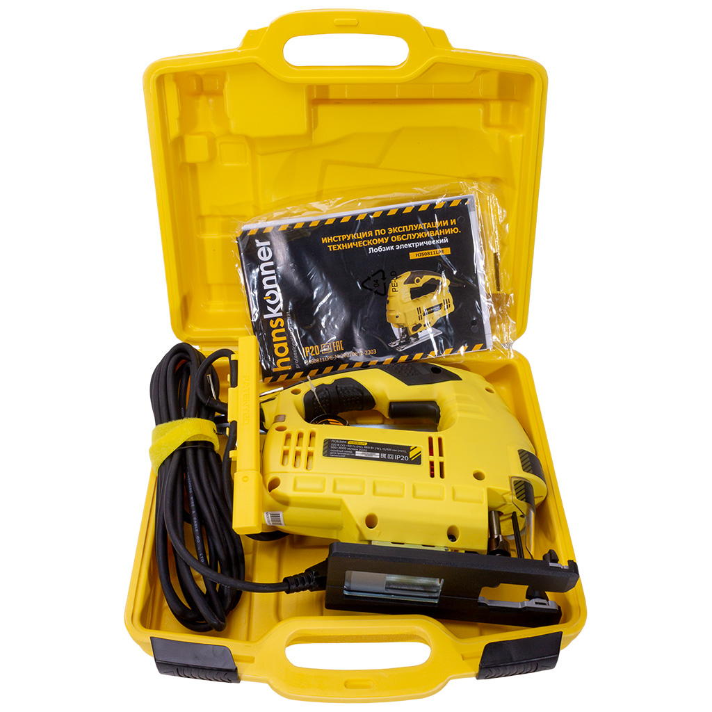 Лобзик Hanskonner HJS0811LPE, 860Вт