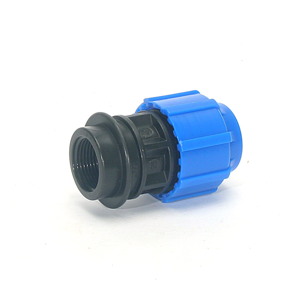 Муфта ПНД, ДУ25 х 3/4", с внутренней резьбой