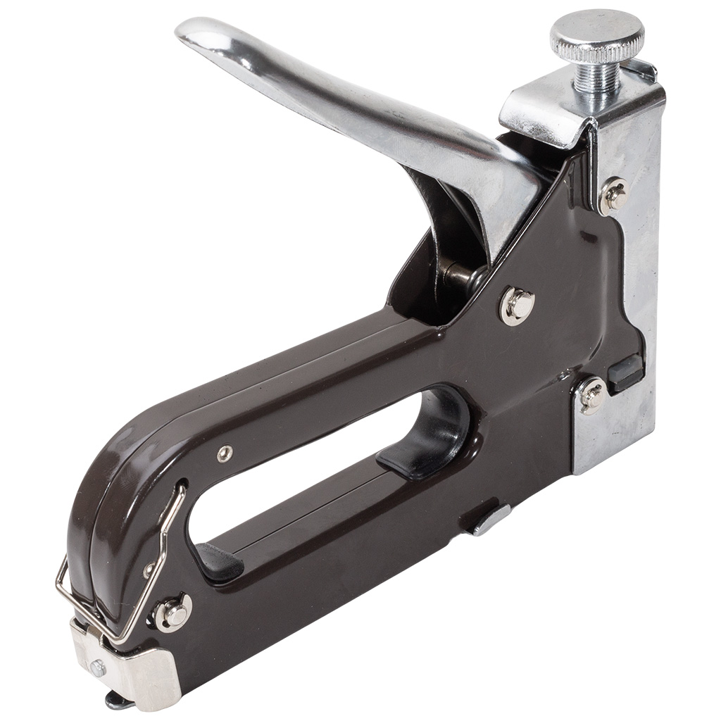 Степлер Stelgrit, регулируемый, металлический корпус, 4-14мм, тип 53