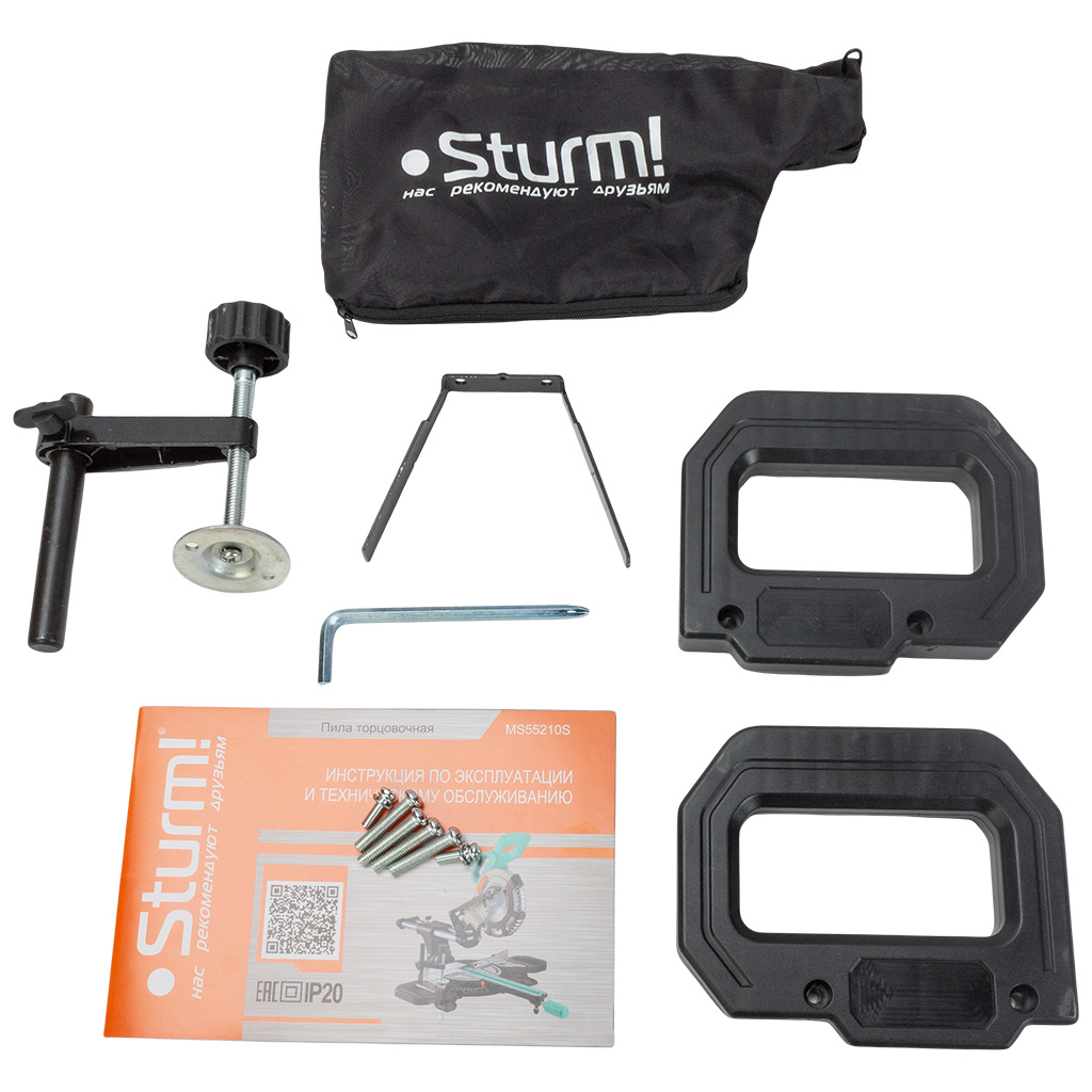 Пила торцовочная 2000Вт, диск 210мм, Sturm!, MS55210S