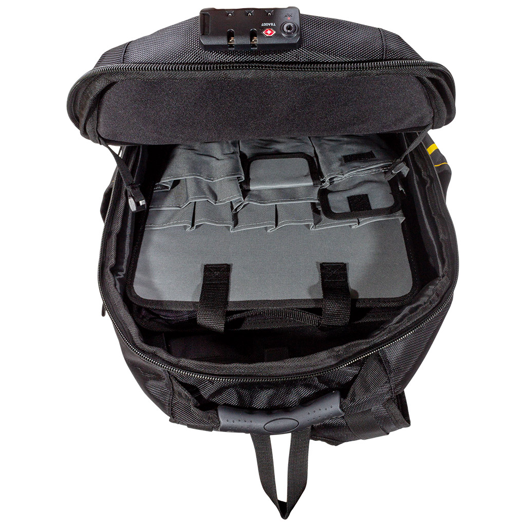 Рюкзак для инструмента Hanskonner HKBPЗ0161, с кодовым закмком, 61 карман