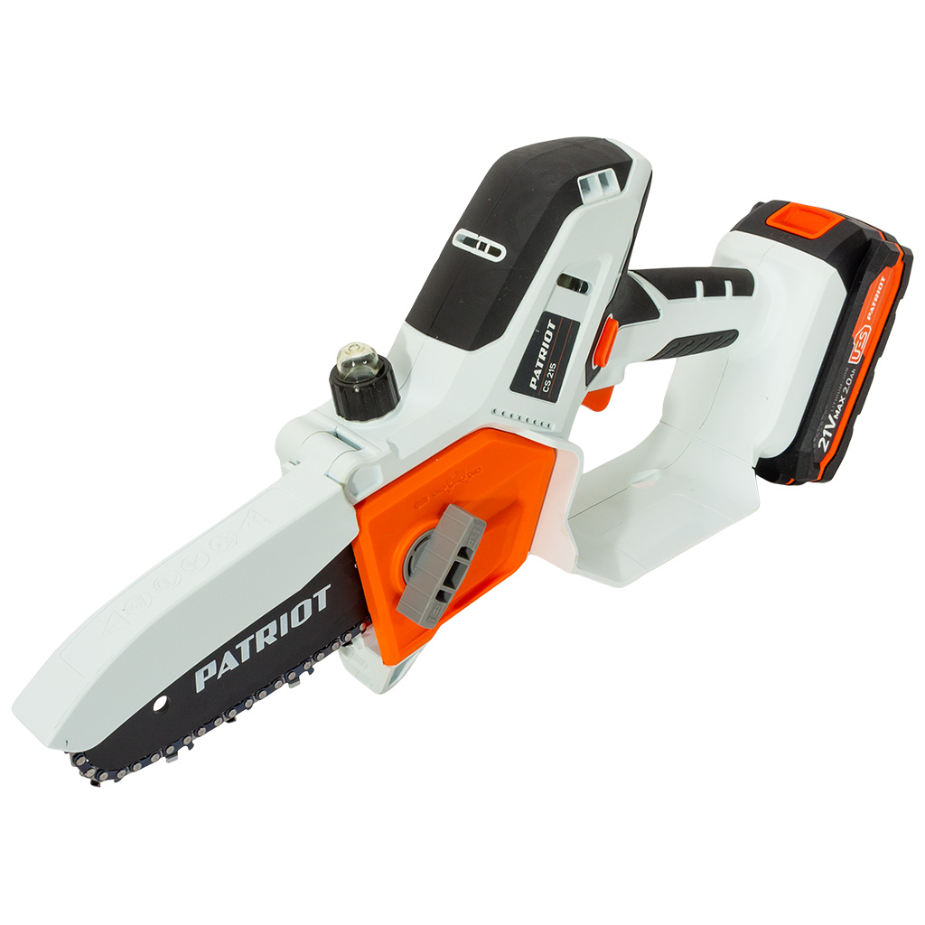 Пила аккумуляторная цепная Patriot CS 215 UES, 21Вт, мини