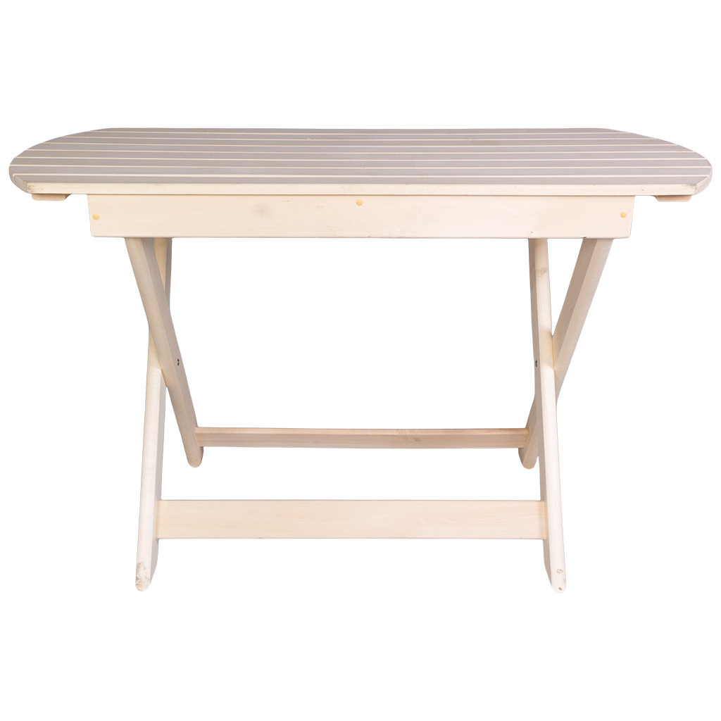 Стол овальный раскладной, липа, 1200мм х 760мм х 600мм