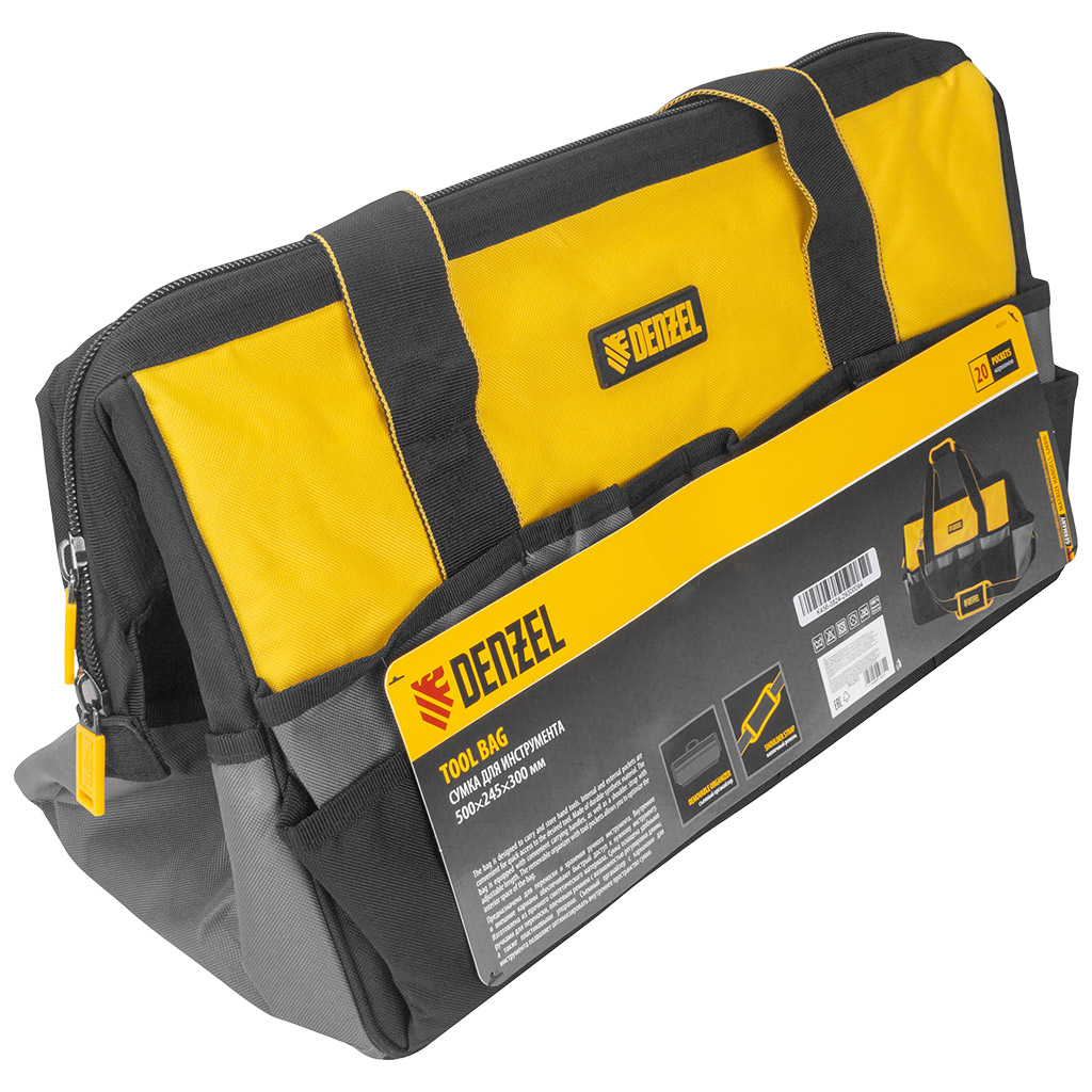 Сумка для инструмента Denzel, 20 карманов