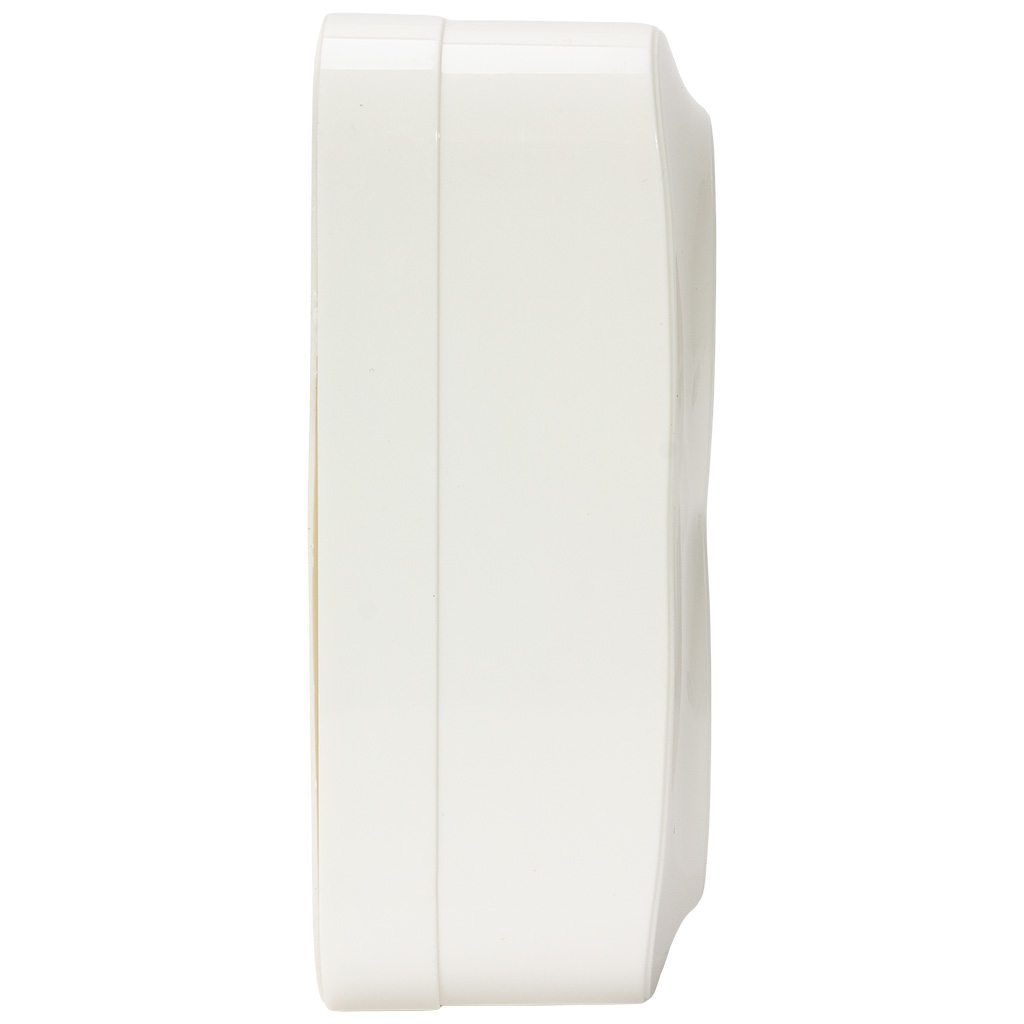 Розетка открытой проводки ИЭК Glory, 2-местная, 16А, с заземлением, белая