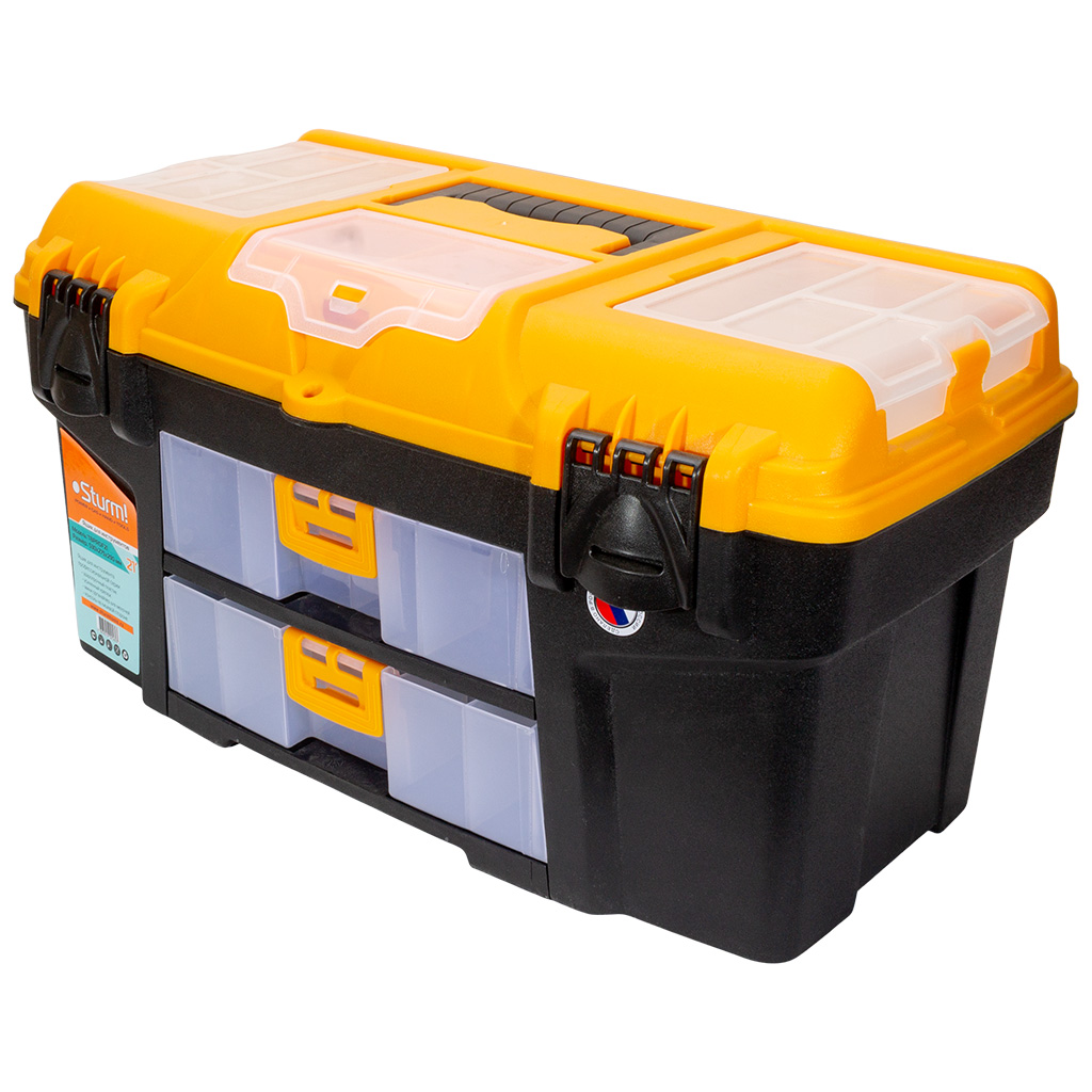 Ящик для инструментов Sturm!, пластиковый, 530х275х290мм