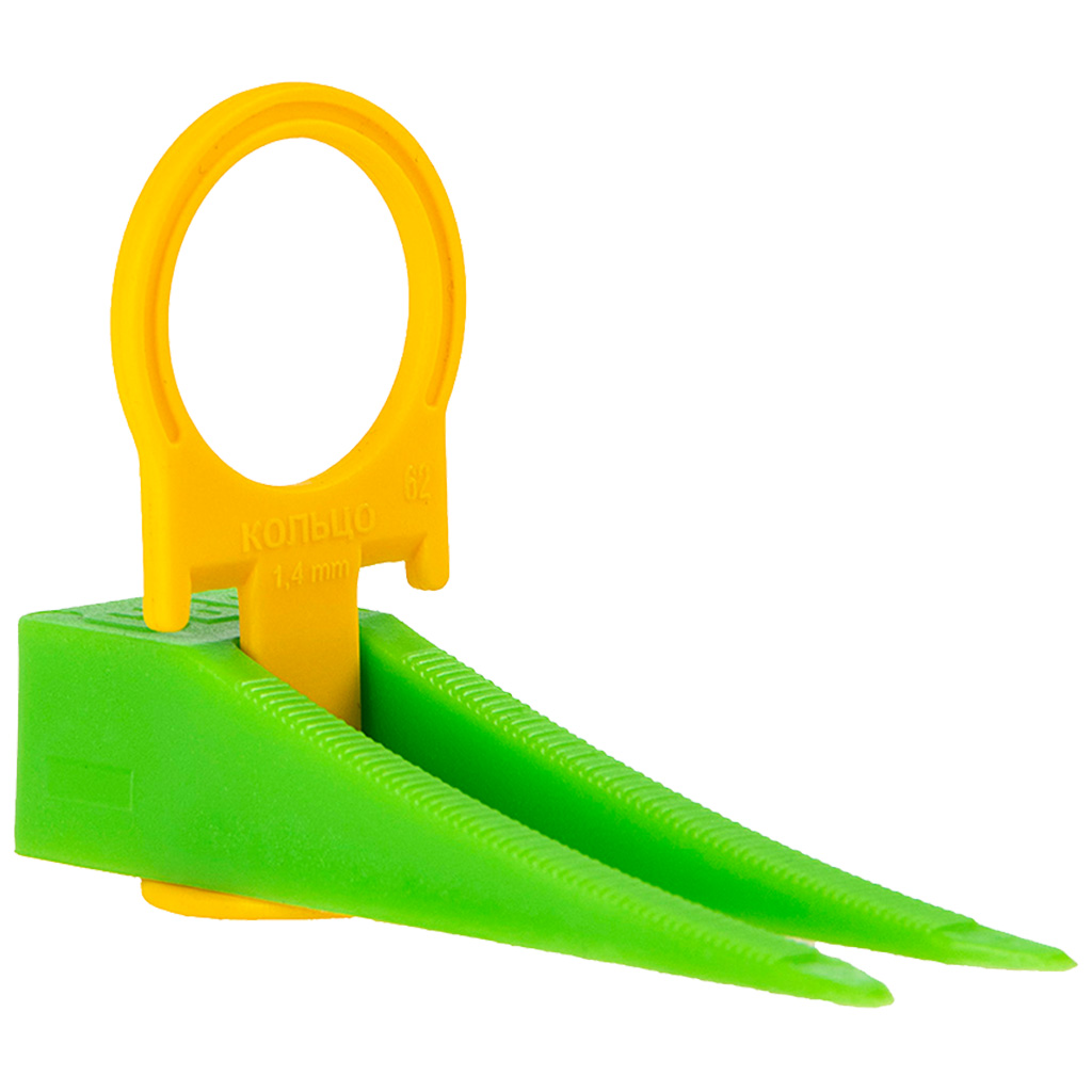 Зажим Decor для плитки, "Кольцо" + Клин 1.4мм, 40+40шт/упак