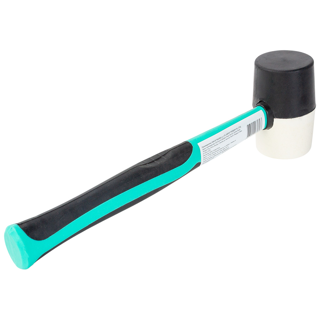 Киянка резиновая Sturm!, фиберглассовая рукоятка, 0.225кг