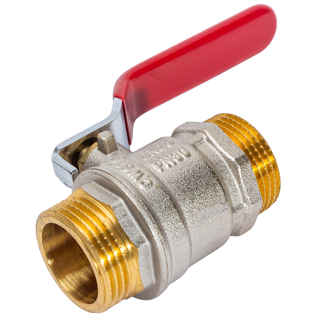 Кран шаровый для воды TIM, 1" ш-ш, рычаг