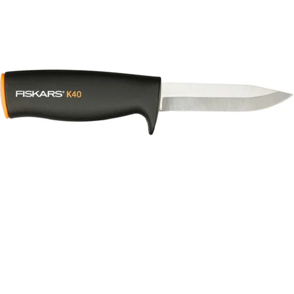 Нож универсальный Fiskars, туристический, садовый с чехлом