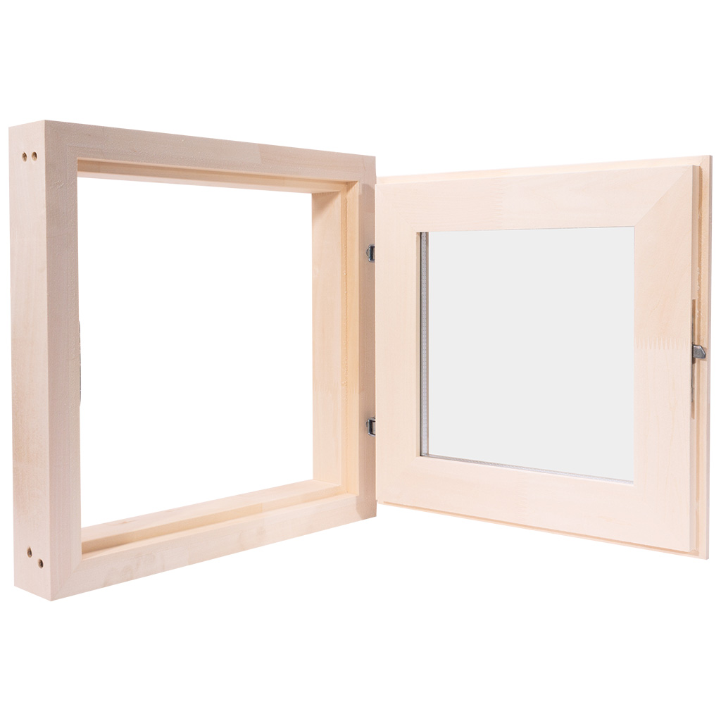 Окно для бани, 400мм х 400мм