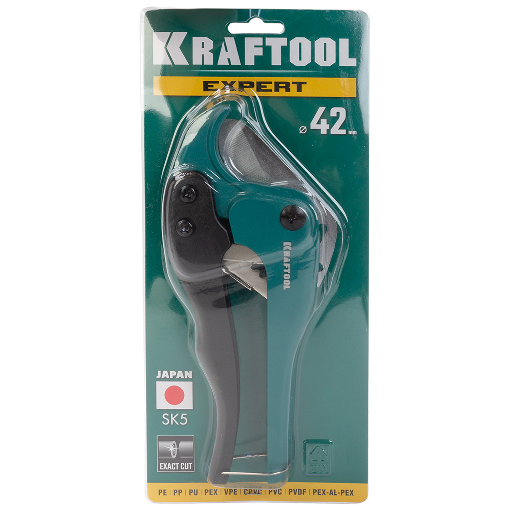 Резак Kraftool Expert-42, для пластиковых труб, 42мм
