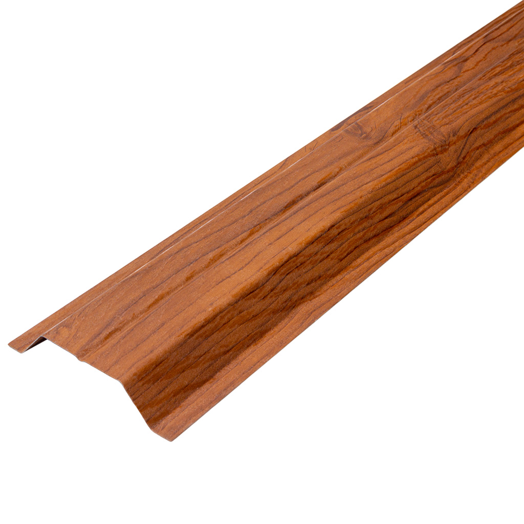 Штакетник металлический, 105 х 1250мм, Print Premium Golden Wood, П-образный