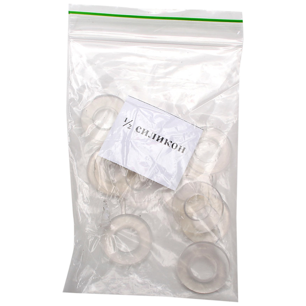 Прокладка 1/2", силиконовая,  10шт/упак