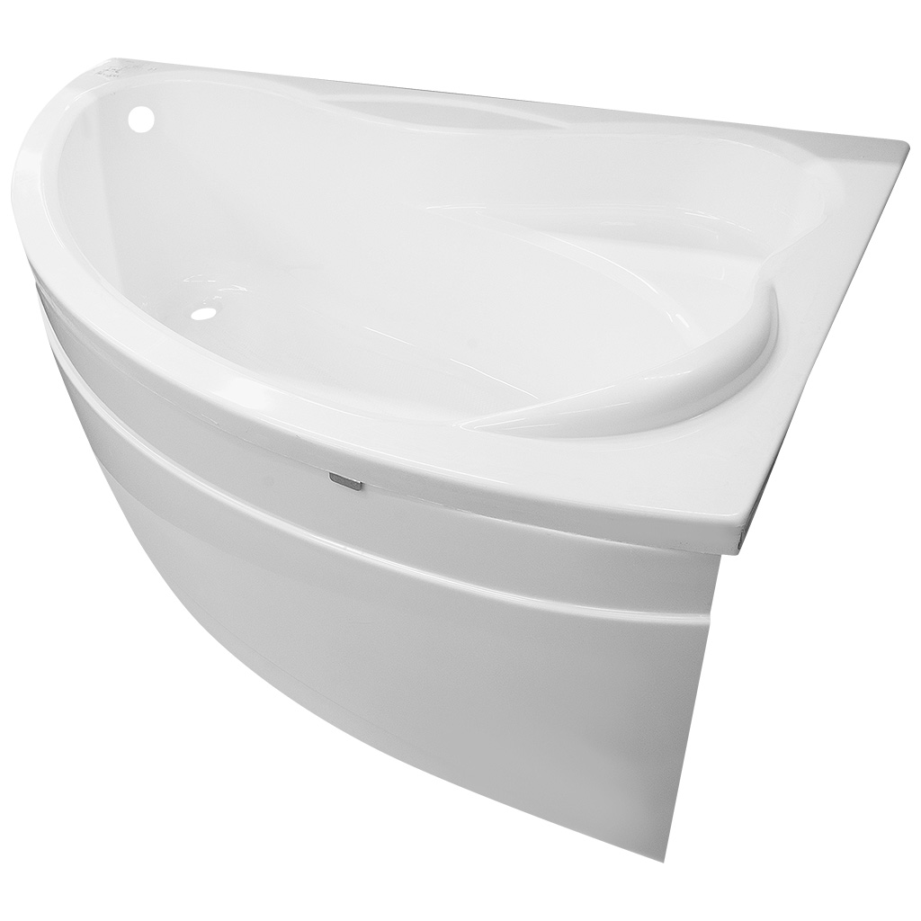 Ванна акриловая BAS Вектра, 150х90х50см, угловая, правая, комплект (каркас, без сифона, передняя панель)