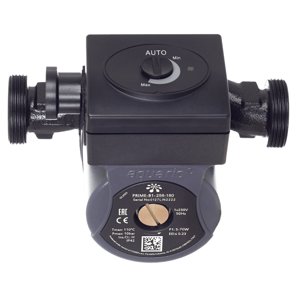 Насос циркуляционный Aquario Prime-B1-258, 180мм, с гайками