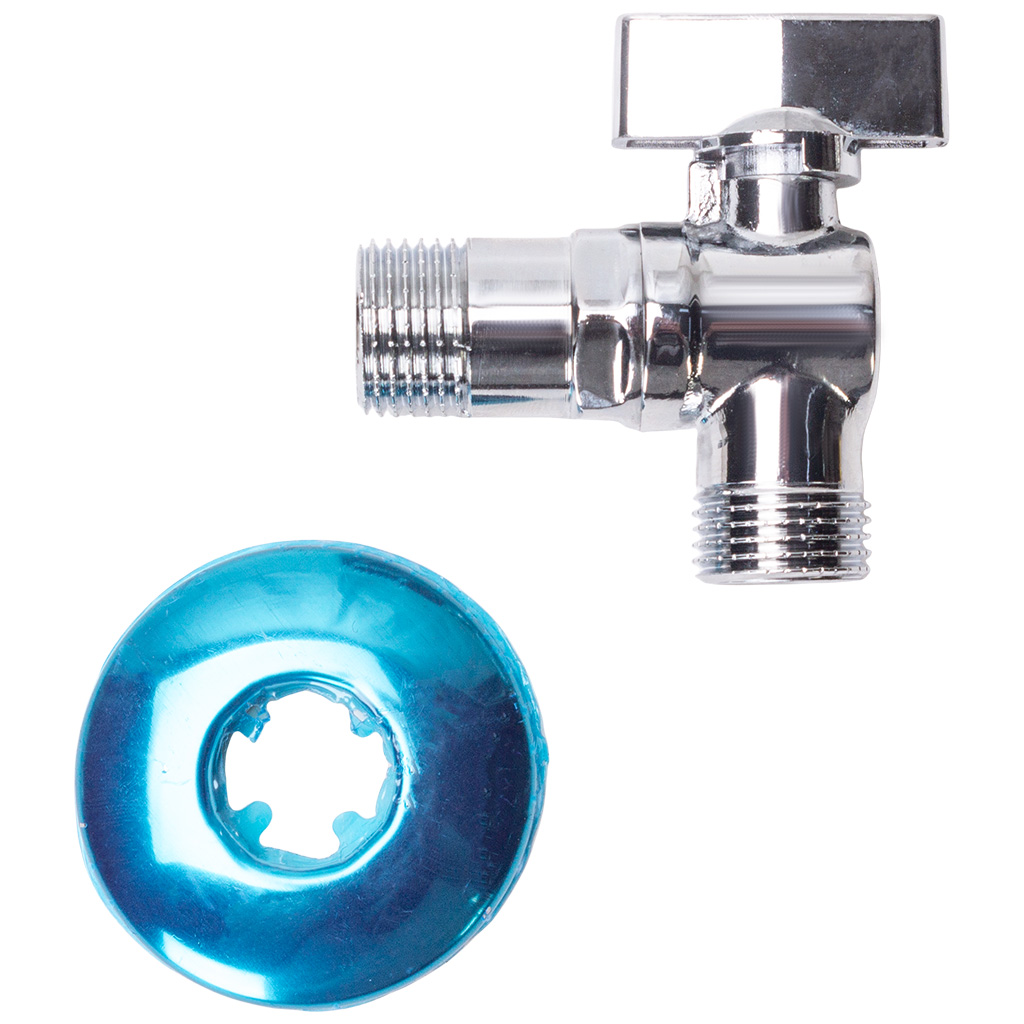 Кран шаровый для воды TIM, 1/2" х 1/2" ш-ш, угловой