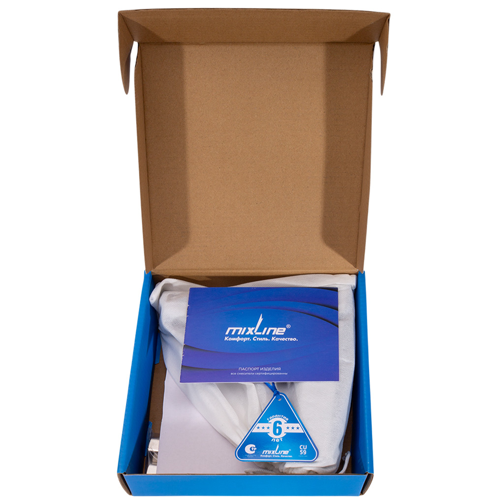 Смеситель Mixline Primo ML27-04, для умывальника, хром