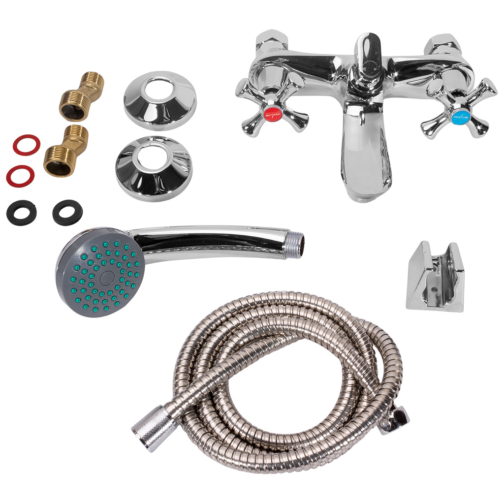 Смеситель для ванны Mixline ML10-01, хром