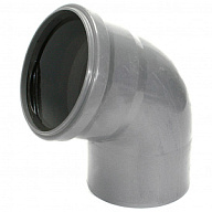 Отвод канализационный d 110мм, угол 67° цены в Воронеже