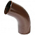 Колено сливное водосточное d-90, RAL 8017 коричневый