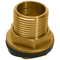 Переходник с фланцем для резервуара, никель, 1" цены в Воронеже