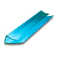 Профиль торцевой UP, 10 х 2100мм, бирюзовый цены в Воронеже