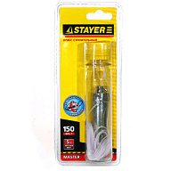 Отвес строительный Stayer Master, со шнуром 5м, 150г цены в Воронеже