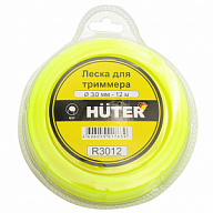 Леска для триммера Huter, круг, 3.0мм, 12м цены в Воронеже