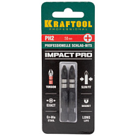 Биты Бита Kraftool Impact PH №2, 50мм, ударная, 2шт Бита Kraftool Impact PH №2, 50мм, ударная, 2шт цены в Воронеже