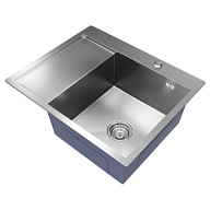 Мойка из нержавеющей стали врезная Mixline Pro, 600х500мм, 3мм, правая, с сифоном, сатин цены в Воронеже