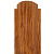 Штакетник металлический, 105 х 1250мм, Print Premium Golden Wood, П-образный