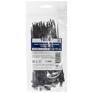 Хомут нейлоновый Tokov Electric, 3.6х150мм, черный, 100шт/уп. цены в Воронеже