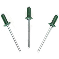Заклепка 4.0 х 10, RAL1014 зеленый мох, 100шт/упак цены в Воронеже